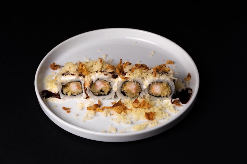 Dragon Roll met garnalen tempura